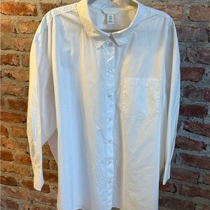 H&M Crisp White Button Down Shirt